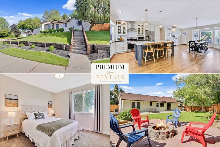 Child-friendly vacation home with barbecue & yard | Pet-friendly in Eagle, ID