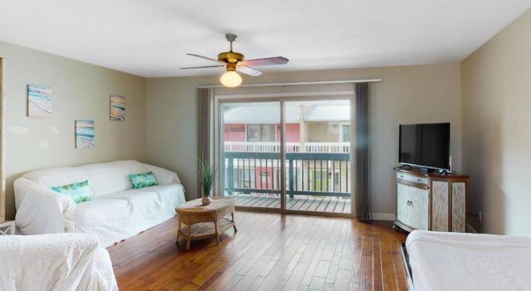 Dog-friendly condo with pool balcony beach access central AC & W&D in Panama City