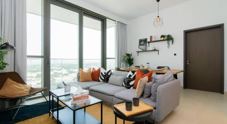 Holiday apartment with pool | Close to Burj Khalifa in Dubai