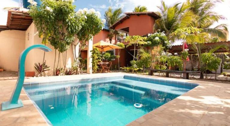 Holiday apartment with pool & yard in Tibau do Sul