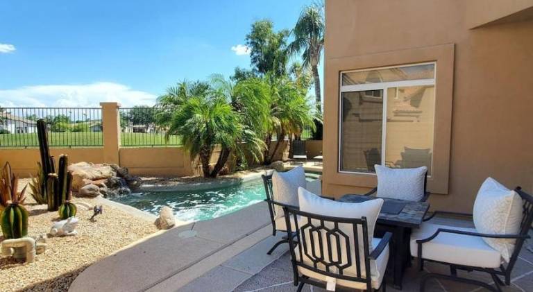 House with yard, barbecue & private pool — photo 3