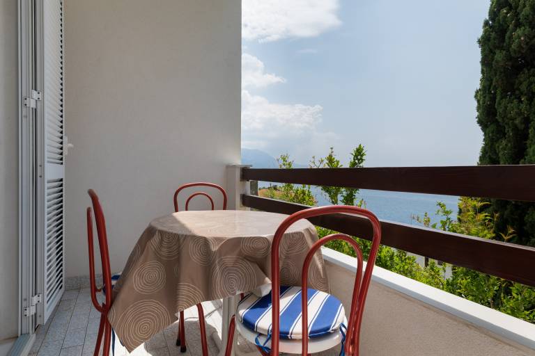 One bedroom apartment with terrace and sea view Pisak, Omiš (A-5975-c) in Brela