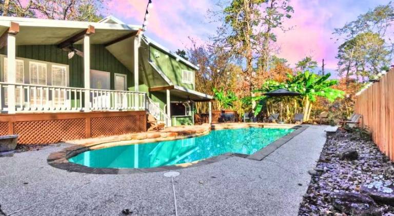 Big vacation home with pool, terrace & yard | Perfect for remote work | Pets are welcome in Conroe, TX