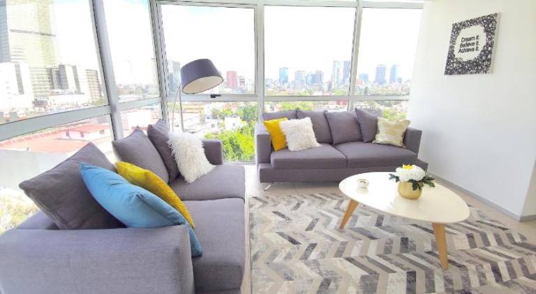 Aurora MaiaHome-2BD Amazing view in Polanco -Pool Gym SPA in Mexico City