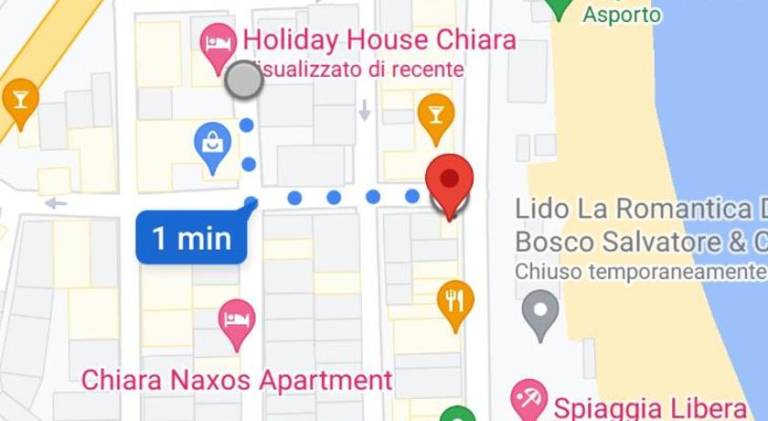 House with 2 rooms for 6 persons in Giardini Naxos