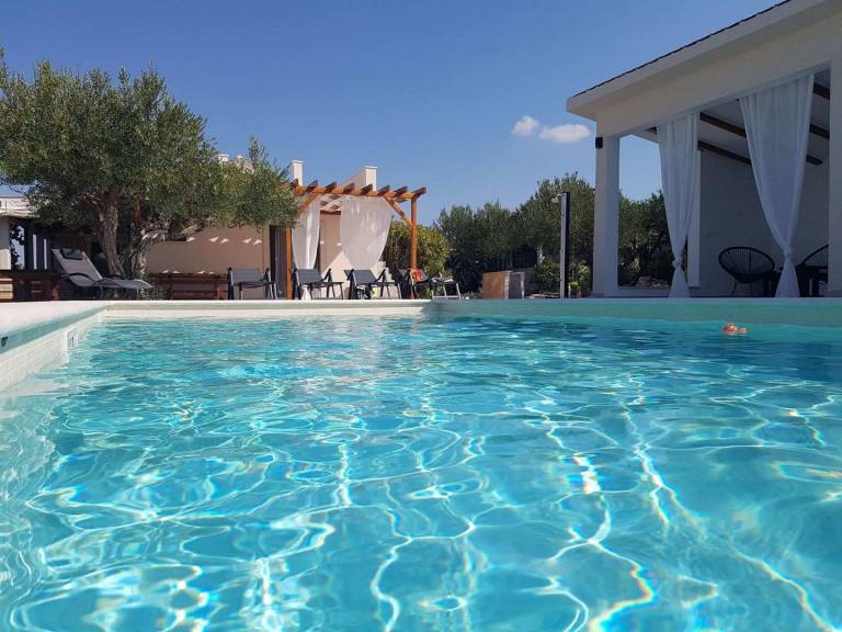 Villa with private pool, terrace & yard in Supetar