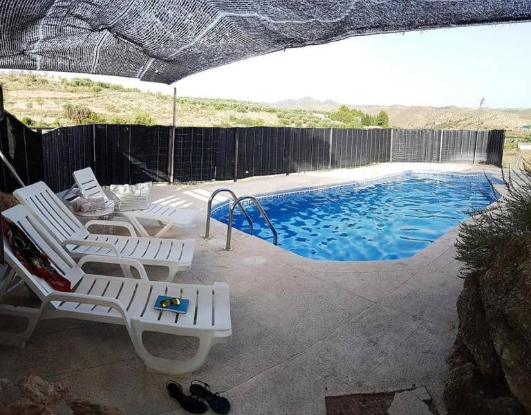 Family-oriented vacation home with garden, pool & barbeque | Mountain view | Pets allowed in Almeria
