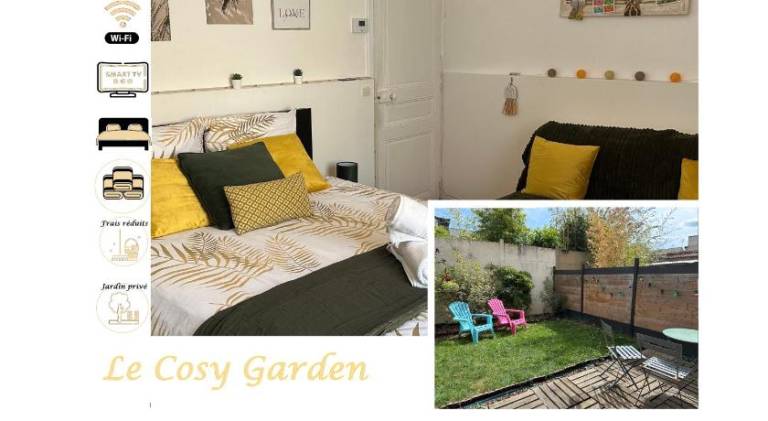 Holiday apartment with yard & patio | Suitable for remote work | Pets are welcome in Reims