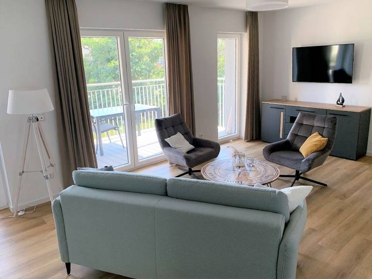 Moderne, hochwertige Ferienwohnung, Sauna, großer Balkon, strandnah — photo 3