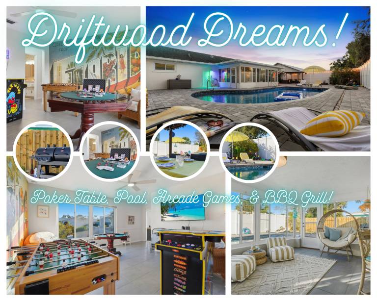 Family-oriented big house with BBQ & private pool | Pets allowed in Bradenton, FL