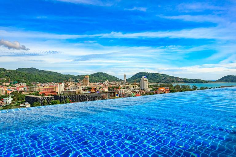 U508 Bright studio in Patong rooftop pool &