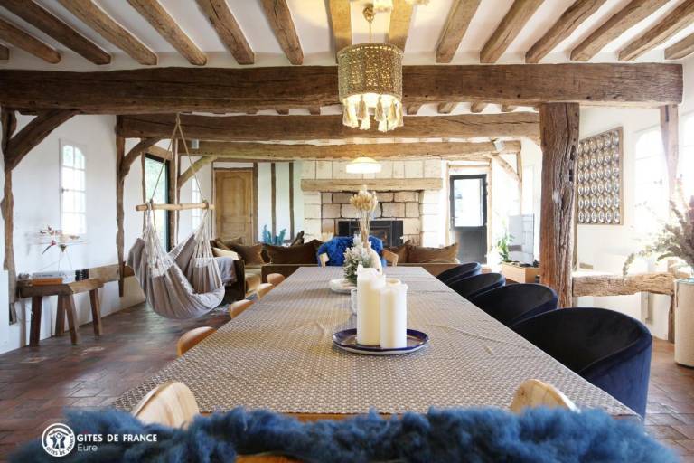 Ferienhaus in Fresne-Cauverville, Bailleul-la-Vallée f&uuml;r max. 10 Personen am Atlantik