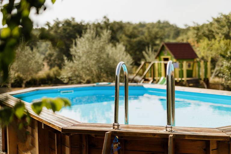 Fully equipped villa with BBQ, hot tub & yard | Pool view | Pets are welcome in Umag