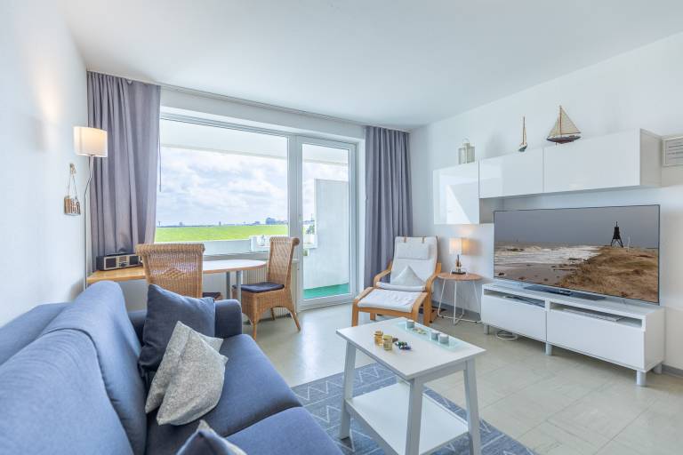 Ferienwohnung mit Pool in Döse, Nordsee f&uuml;r max. 3 Personen