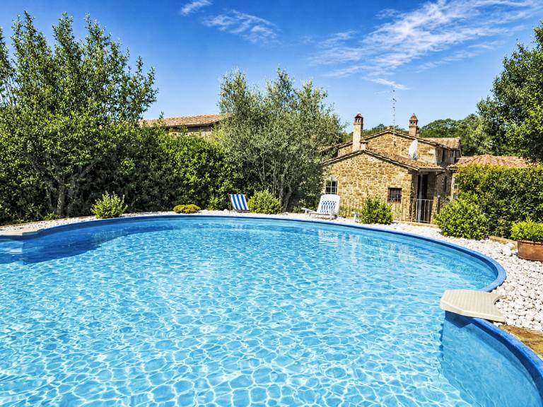 Ferienhaus mit Hund inCastiglion Fiorentino Toskana f&uuml;r max. 8 Personen