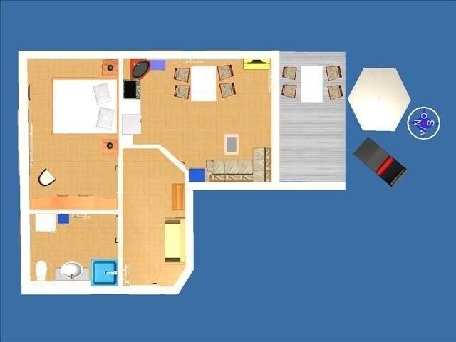 55 m² Ferienwohnung ∙ 1 Schlafzimmer ∙ 2 Gäste – Bild 19