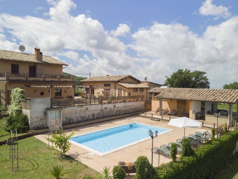 Ferienhaus in Casperia f&uuml;r max. 6 Personen