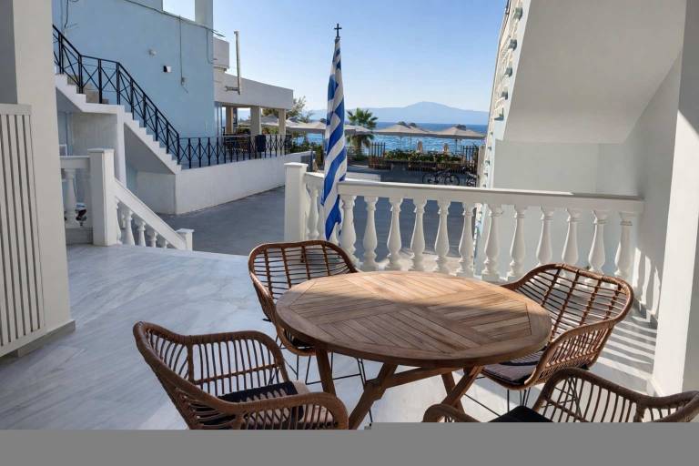 Messinian Aura Beachfront Escape in Mikra Mantinia