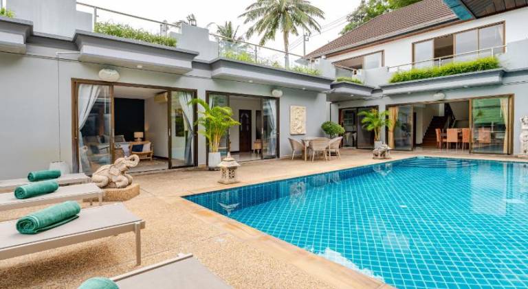 Luxury 4BR Villa with Pool & Ocean Views on Patong in Patong