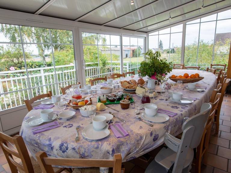 Room Châteauneuf: Rustic Charm with Private Terrace and Wifi in Saint-Benoît-sur-Loire — photo 4