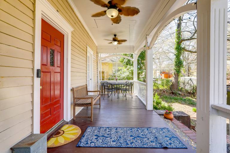 Steps to Shops & Eats Decatur Home w Large Yard