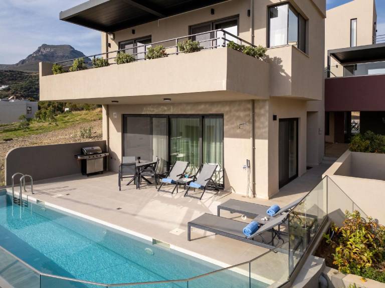 Neue Villa Anemoni mit privatem Pool 100m zum Strand