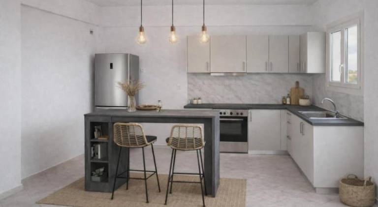 Villa with barbecue, yard & patio in Heraklion