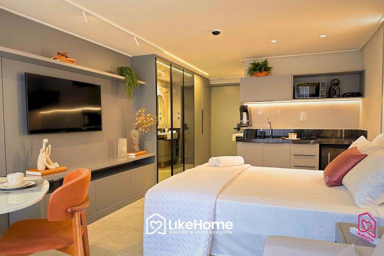 Flat with bathtub outdoor at Cabo Branco LikeHome