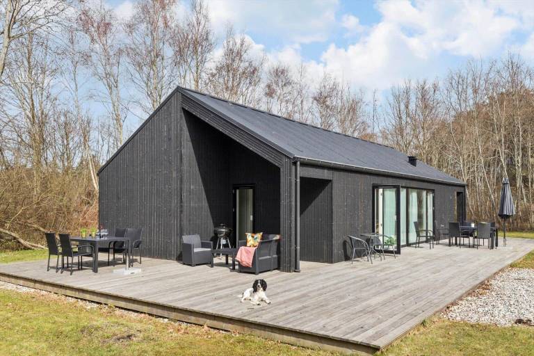Vacation home with terrace, barbecue & sauna in Ebeltoft