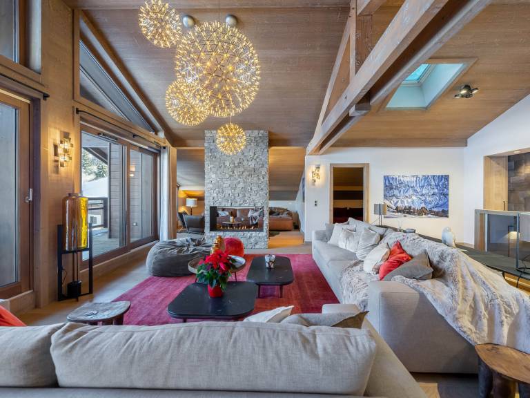 Penthouse in Megève with Jacuzzi, Sauna, Pool & Gym — photo 2