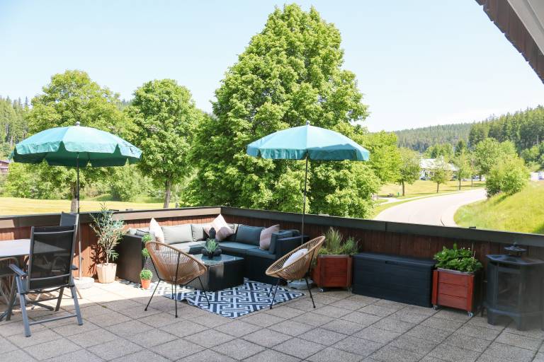 Dearest Deer – Cozy Family Room with Balcony and Great View for 3 Guests in Schluchsee