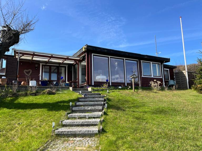 Fewo1846 - StrandNest - House with view of the fjord, fireplace, sauna and 3 bedrooms in Gluecksburg
