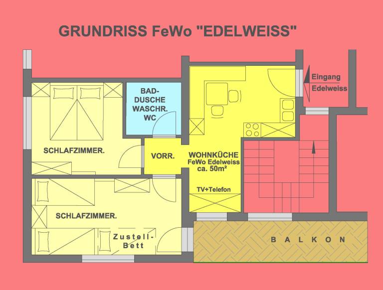 Ferienwohnung in Wald für max. 5 Gäste