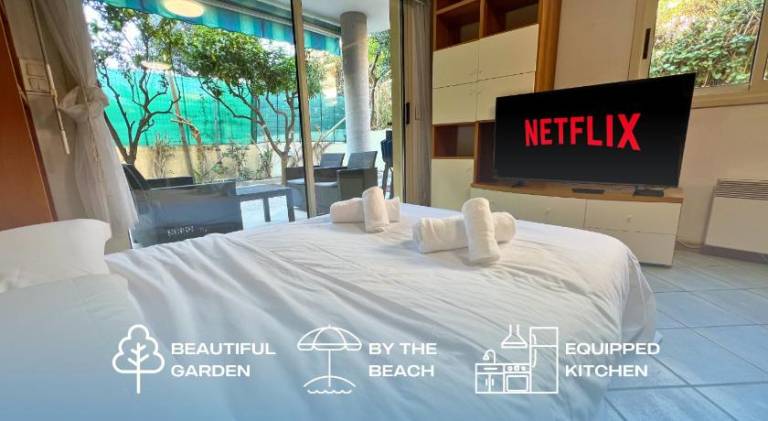 Rental apartment with garden | Next to the beach | Pet-friendly in Menton