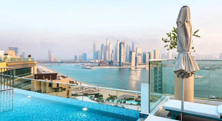 Rental apartment with terrace & private pool | Near Palm Jumeirah | Good for workation — photo 2