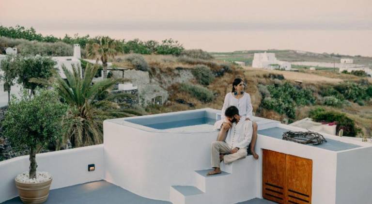 Traditional Cave Villas with Jacuzzi, Terrace and Sea view - Sando — photo 4
