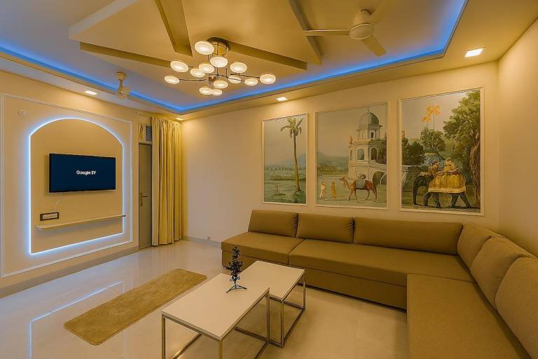Rental apartment with 3 rooms for 8 persons in Jaipur