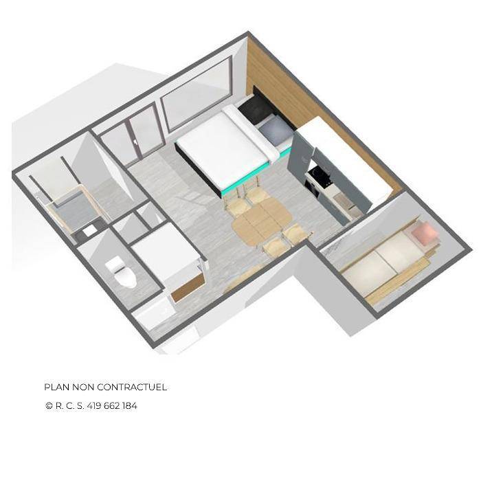 27 m² Studio ∙ 1 Schlafzimmer ∙ 4 Gäste – Bild 23