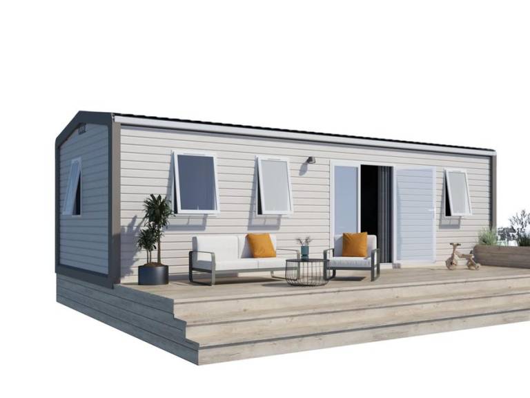 Mobile home with terrace & heated pool — photo 5