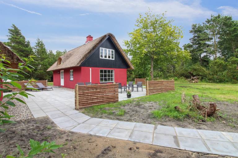 Ferienhaus mit Hund in Kongsmark für max. 7 Gäste