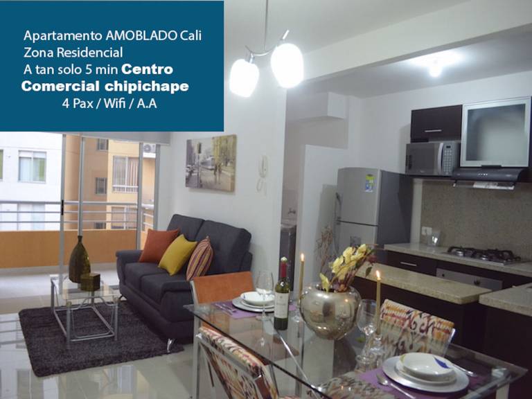 Lindo Apartment Al Lado Del Centro Comercial Chipichape