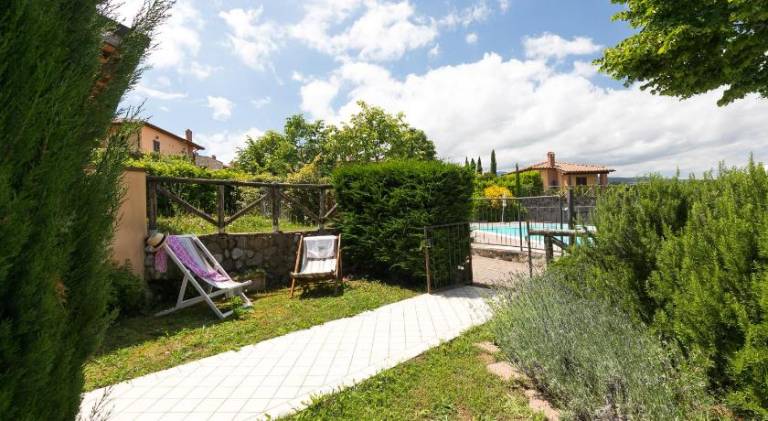 House with pool in Radicofani