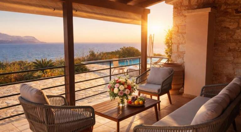 Villa with private pool, patio & yard — photo 3