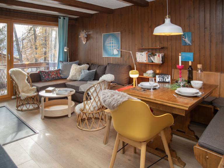 Ferienwohnung mit Hund in Verbier f&uuml;r max. 2 Personen