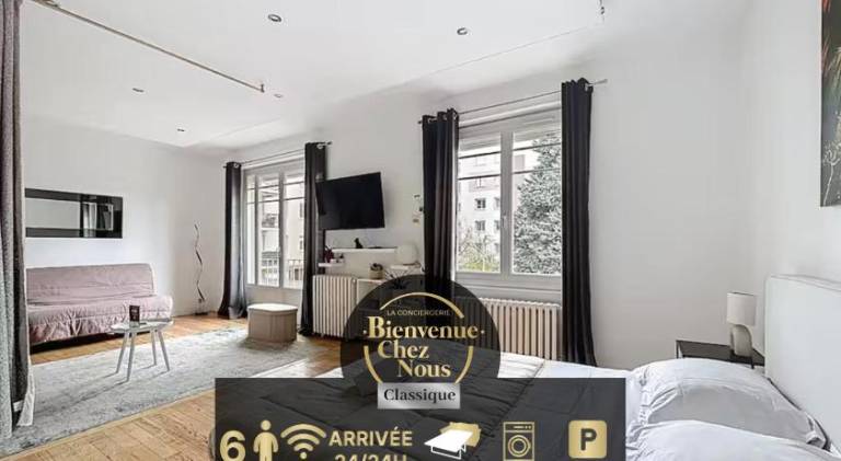 Holiday apartment with 2 rooms for 6 persons in Aubiere