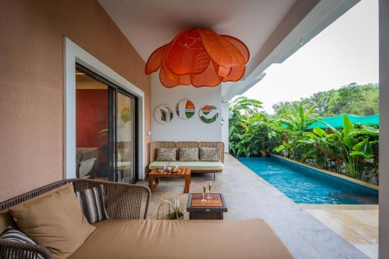 Coco villa and rooms in Baga