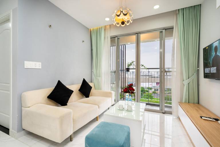 Family-friendly ample serviced apartment with pool & patio | Pet-friendly in Ho Chi Minh City