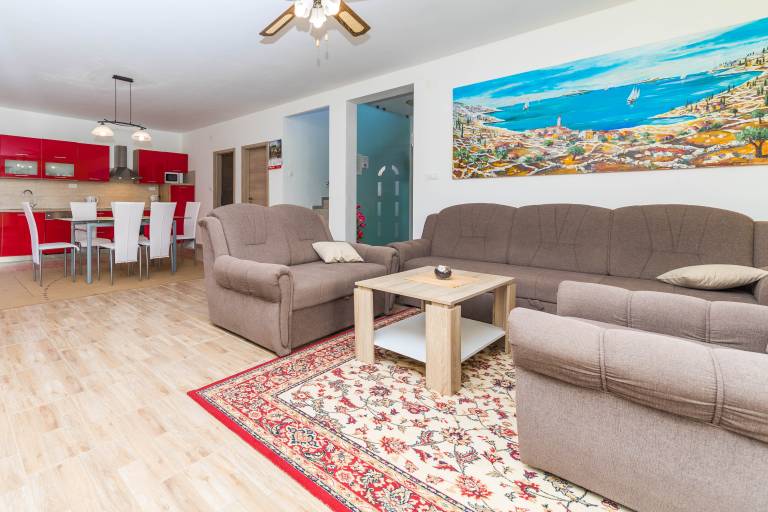 Four-bedroom house with terrace and sea view Bušinci, Čiovo (K-11882) — photo 5