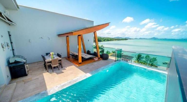 EVA Beach sea view Four room villa in Rawai