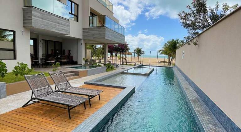 Charming rental apartment with garden & pool | Next to the beach | Pets allowed in São Miguel do Gostoso